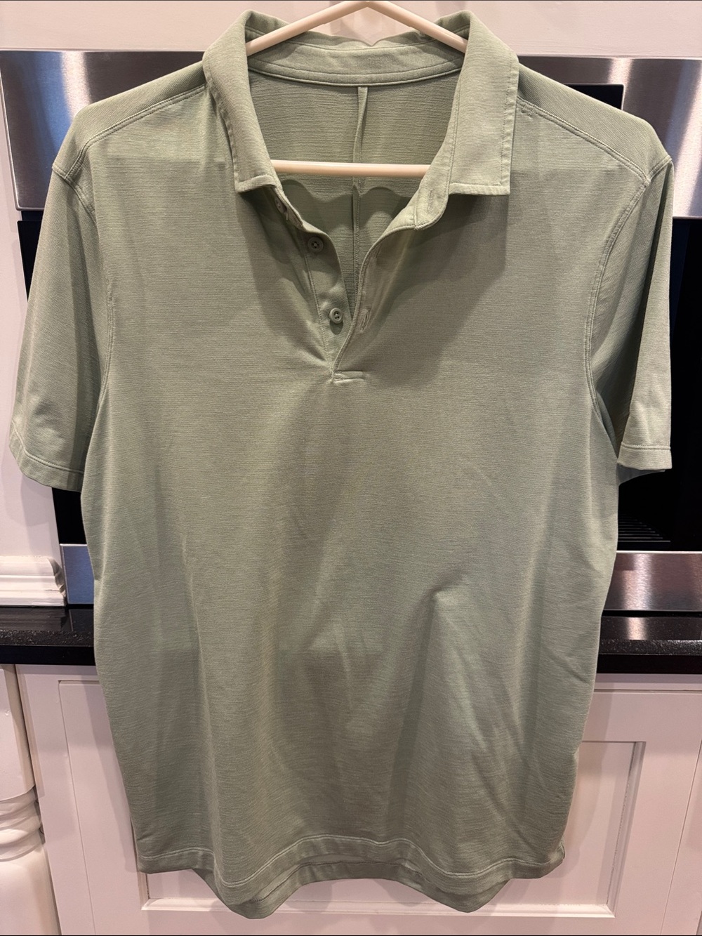 lululemon athletica Men's Light Sage Green Polo